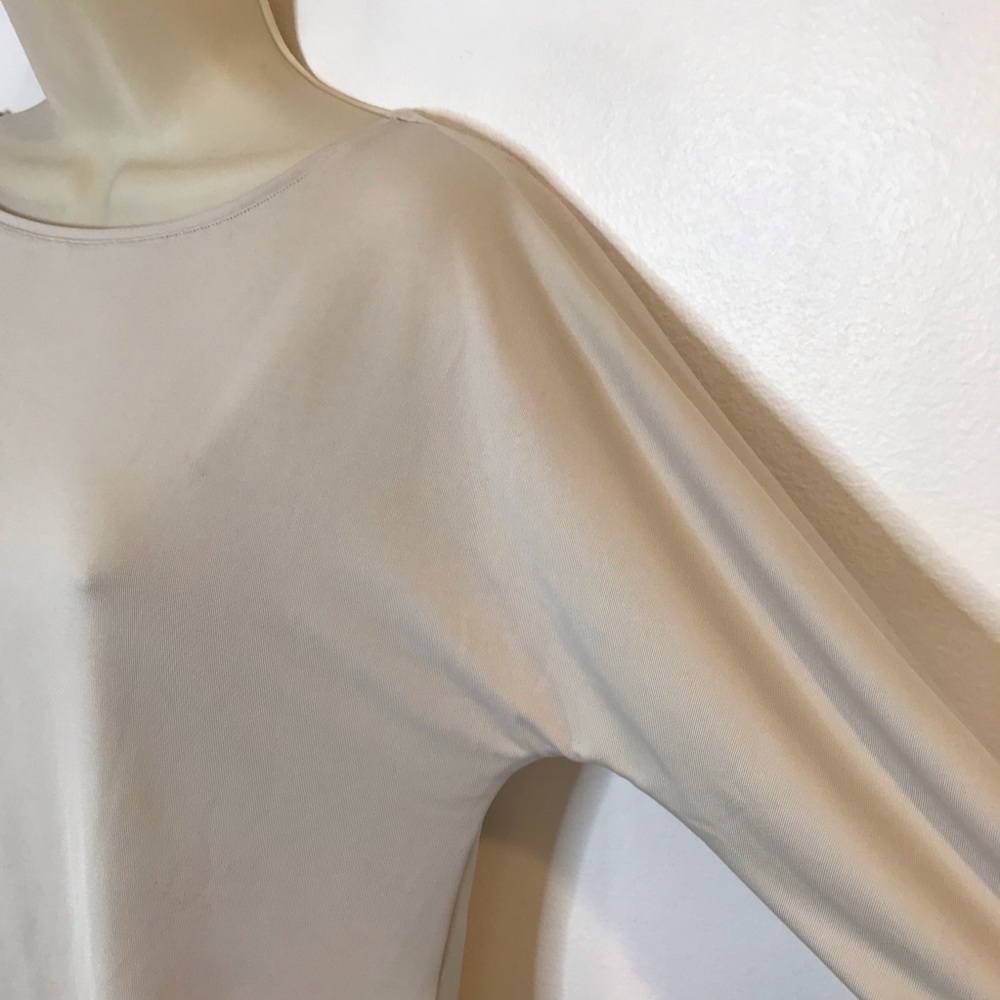 Set of 2 New York & Company Basic Shirts Black Beige Layering Blouse XL - Picture 5 of 15